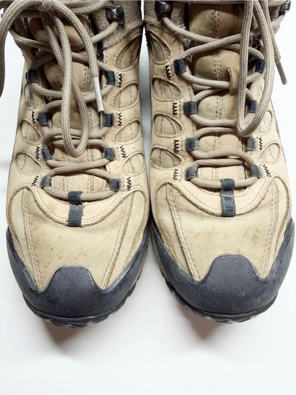 Merrell Refuge Core Mid Waterproof Vibram Sole Hiking Boots Brindle Tan Size 10